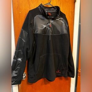 Men's Black Zip-Up Sweater